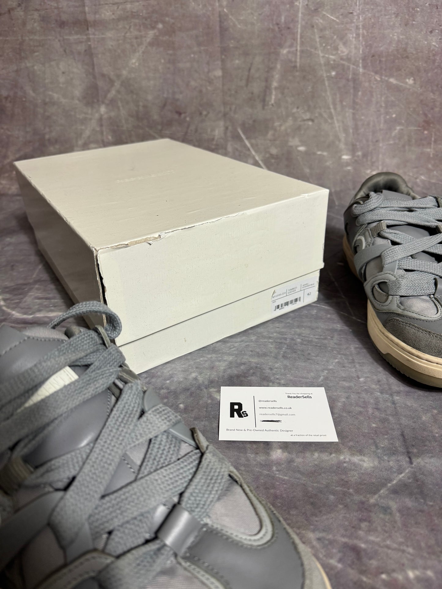 Represent Low Sneakers Grey UK 8