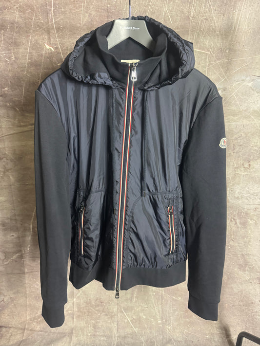 Moncler Maglia Hoodie Navy Blue Large