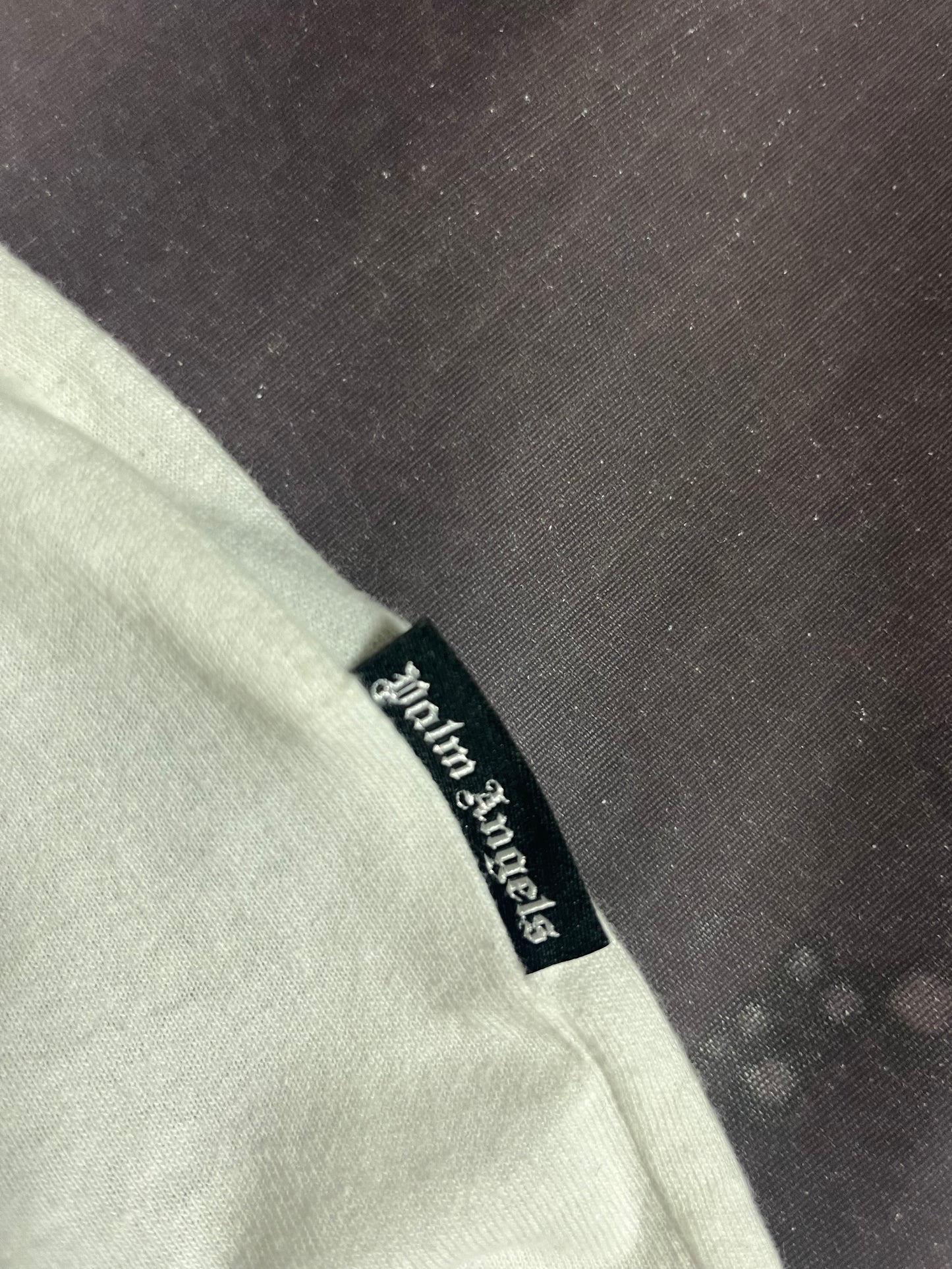 Palm Angels Star Print T-Shirt White Small