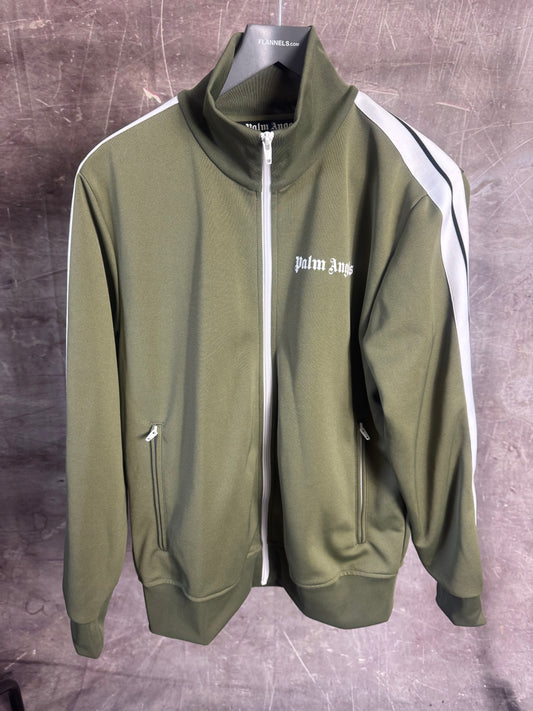 Palm Angels Track Jacket Khaki Medium