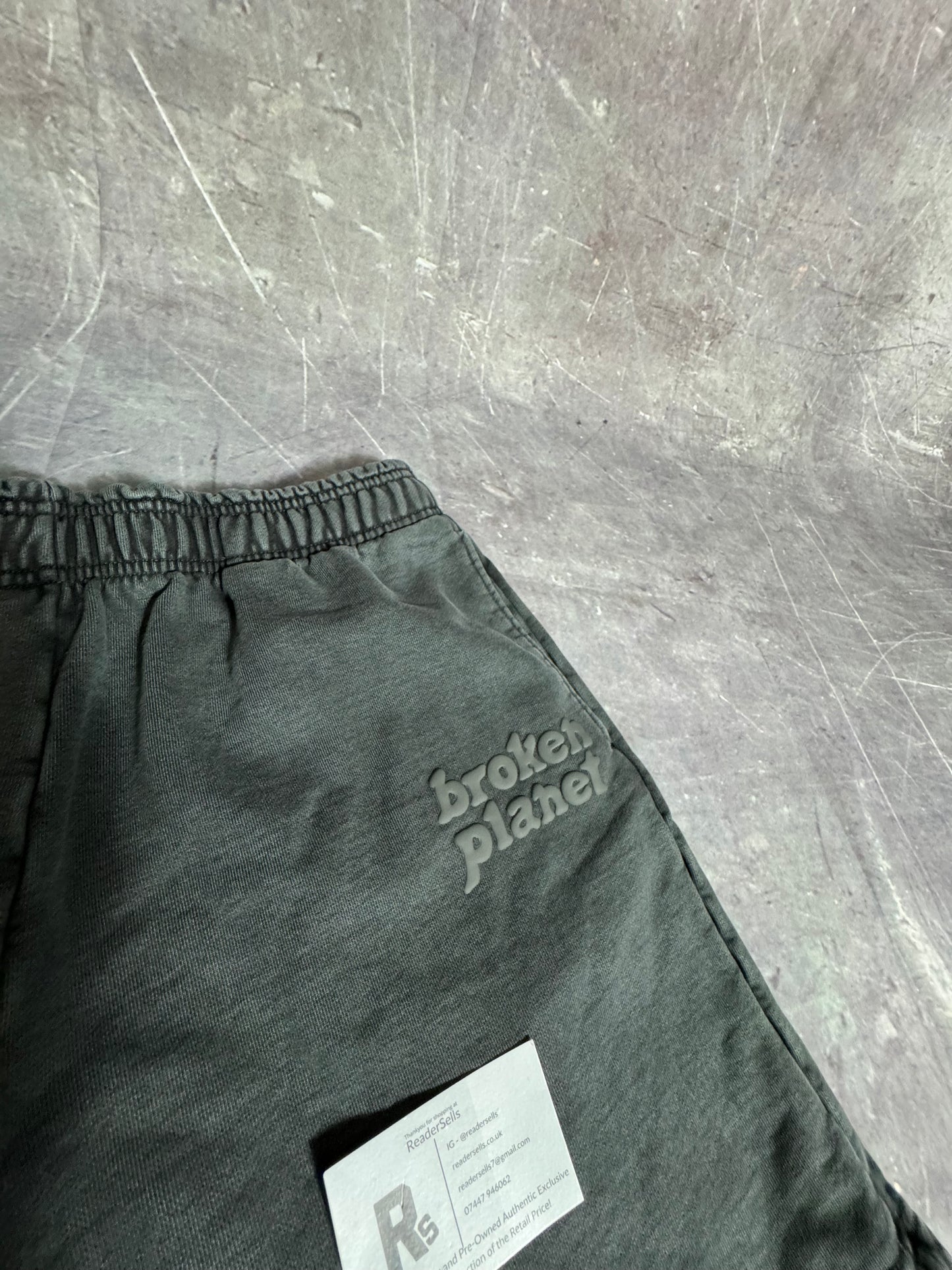 Broken Planet Shorts Charcoal Grey Large