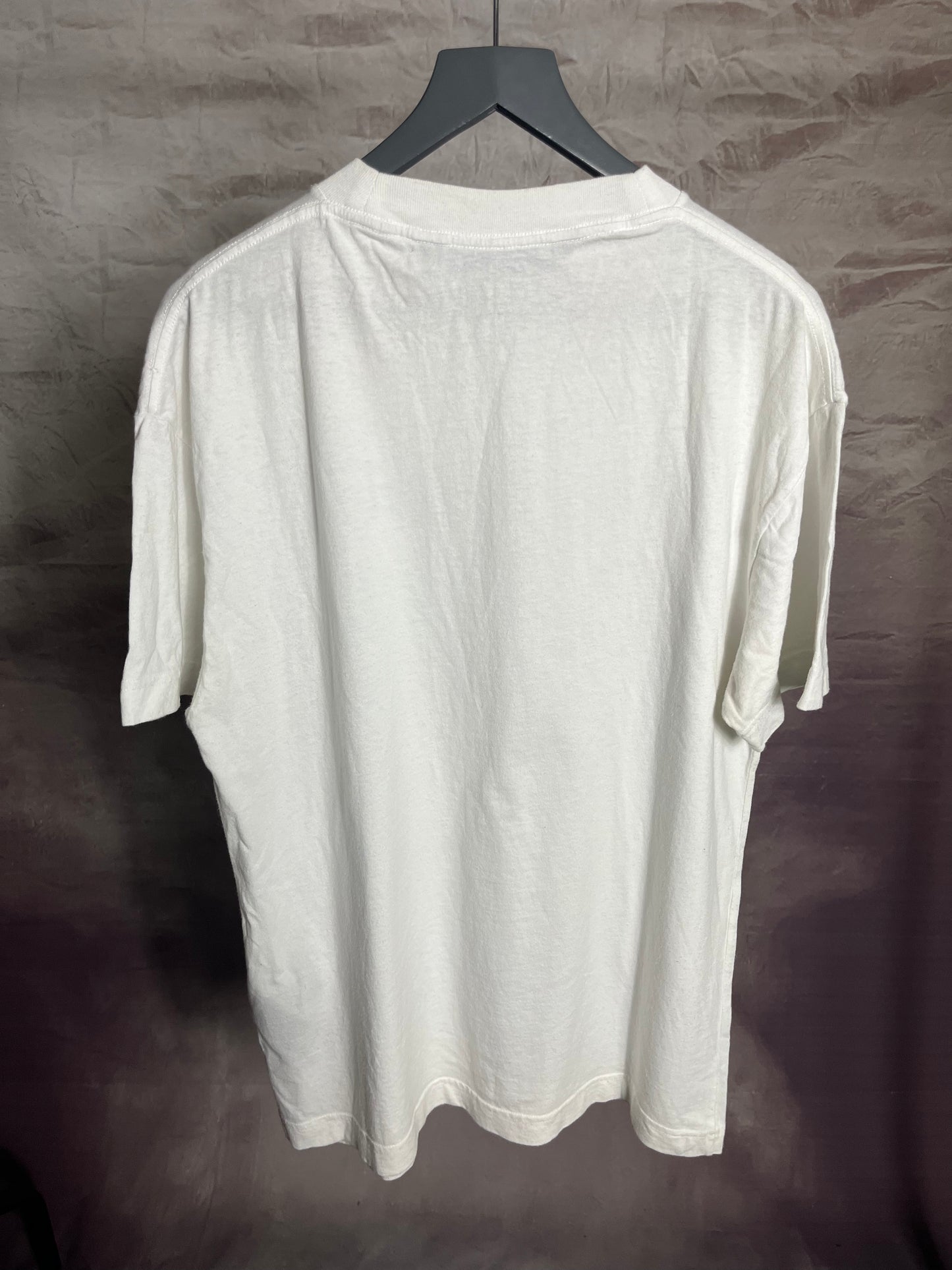 Palm Angels Star Print T-Shirt White Small