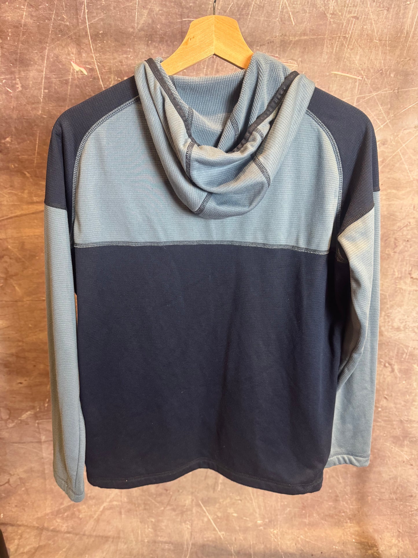 Montirex Zip-up Hoodie Blue Small