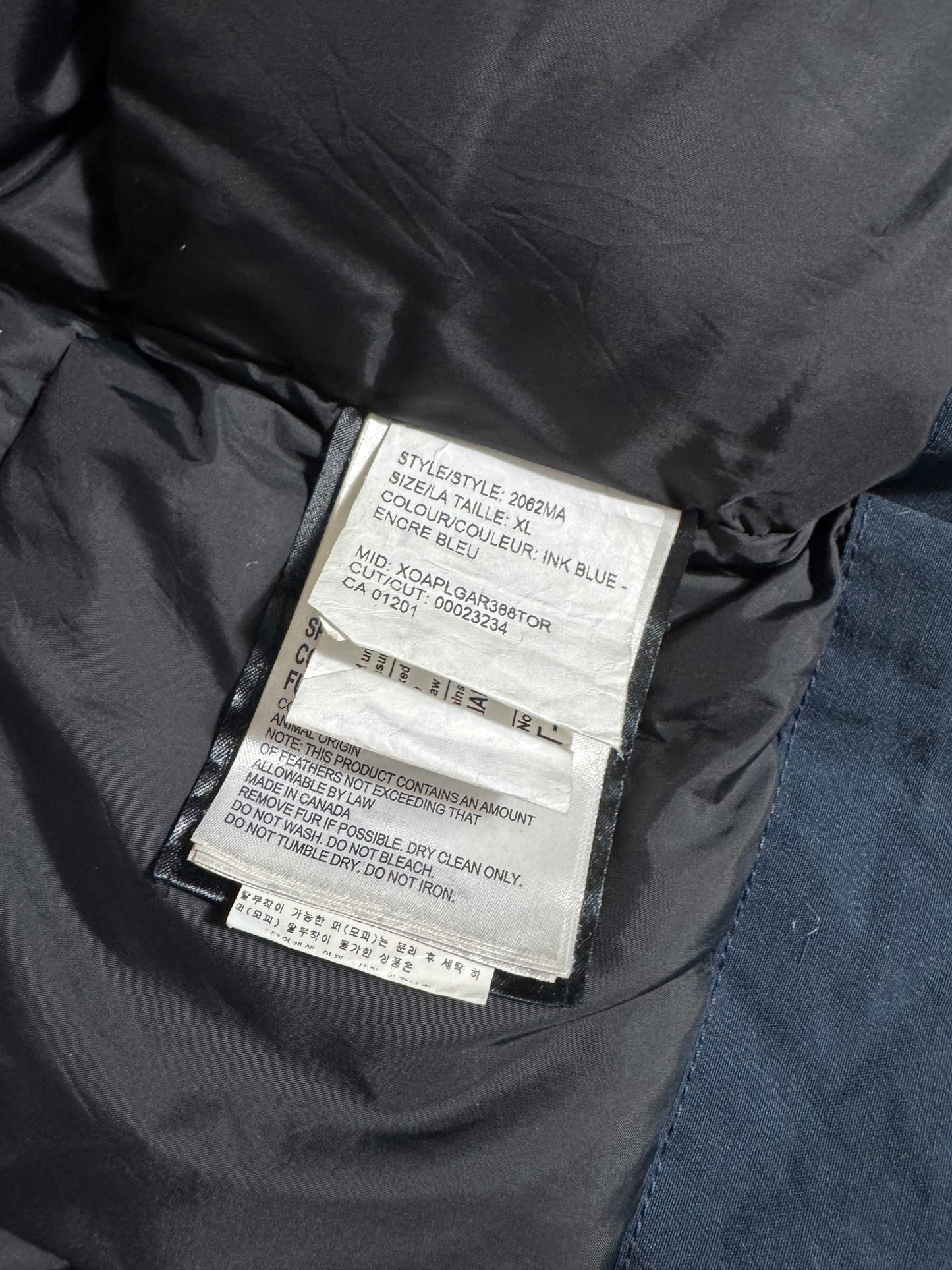 Canada Goose Langford Parka Navy Blue XL