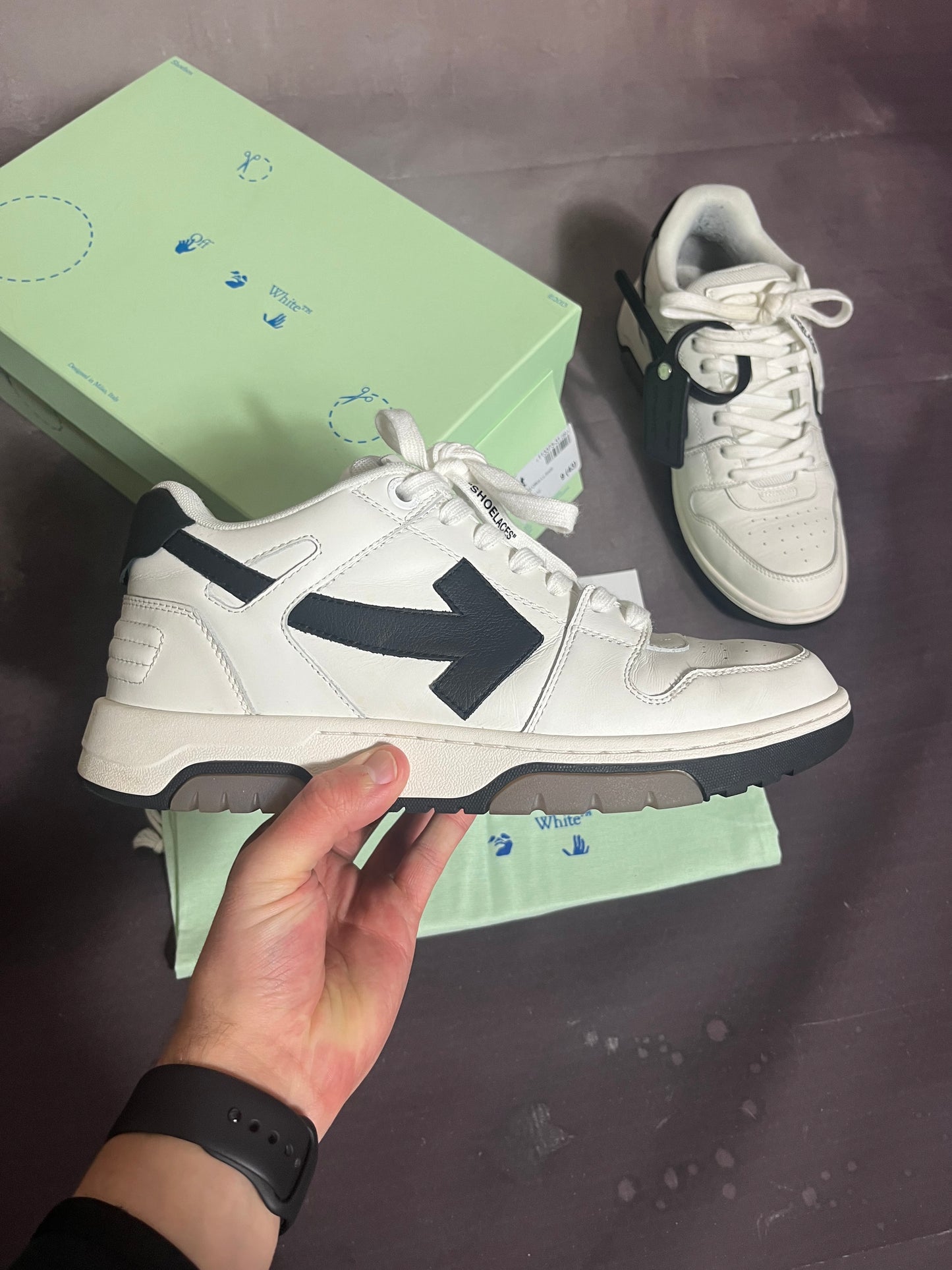 Off White ‘Out of Office’ Trainers White UK 9