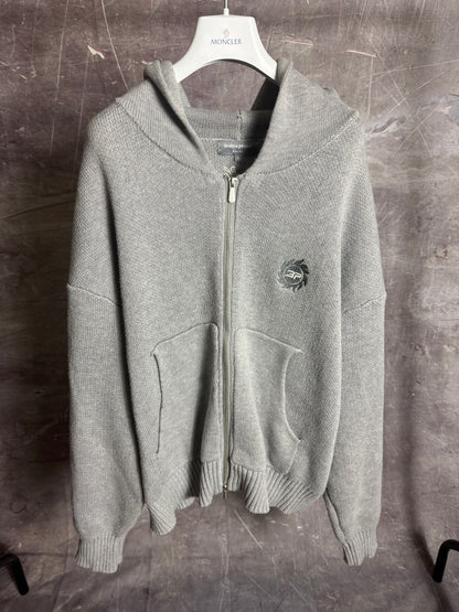 Broken Planet Oversized Cardigan Grey Small