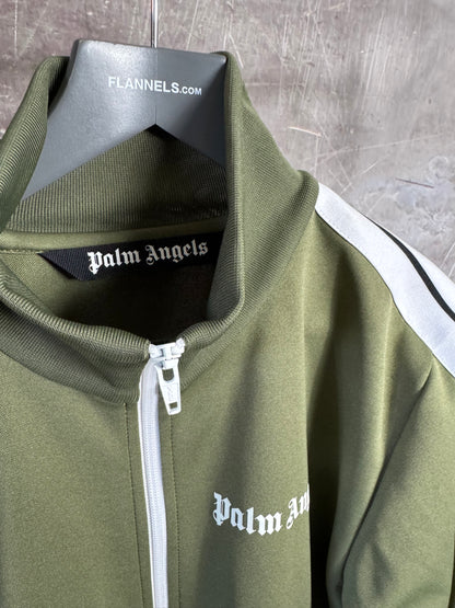 Palm Angels Track Jacket Khaki Medium