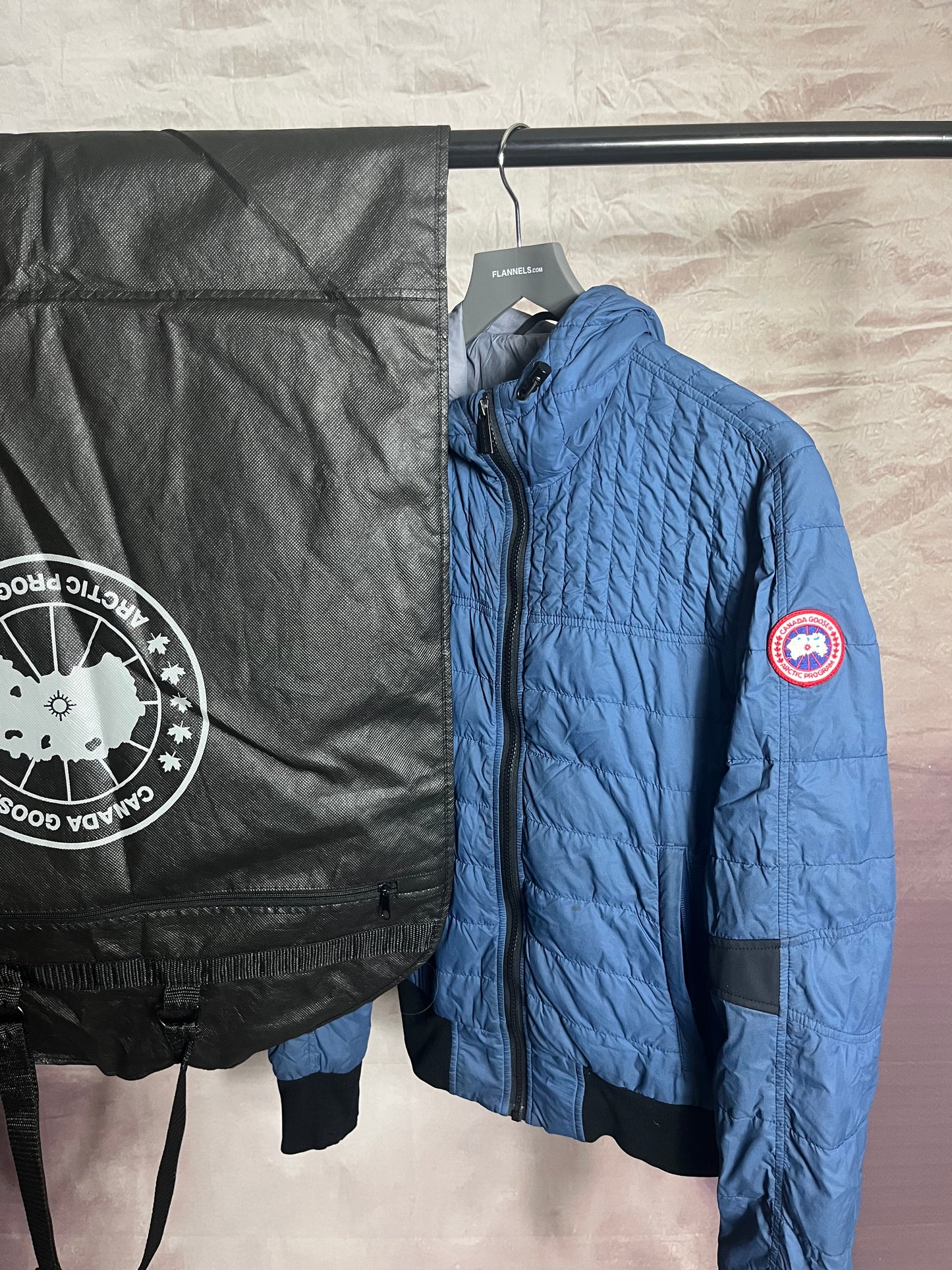 Canada Goose Cabri Hooded Jacket Blue Extra Small