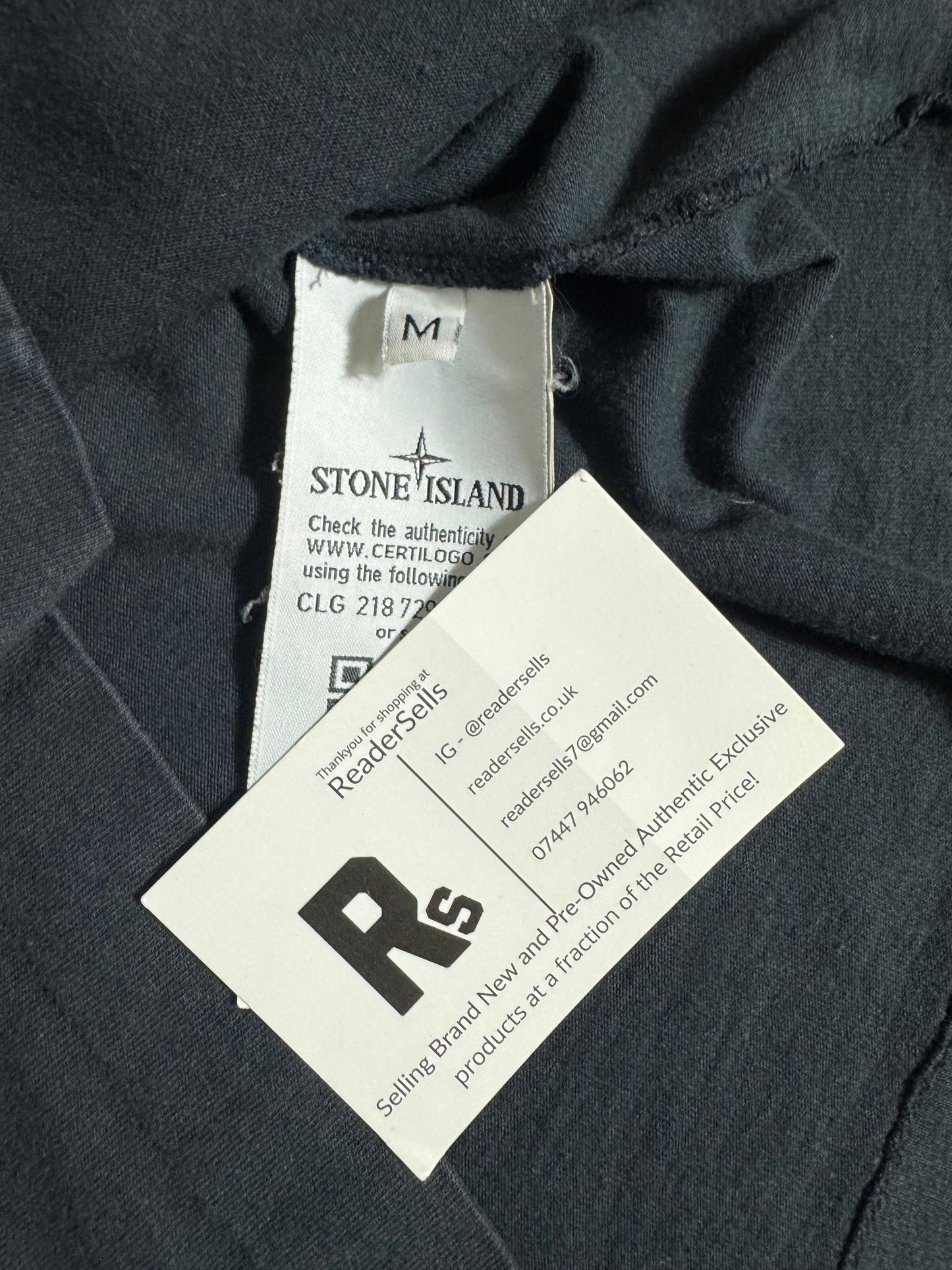 Stone Island Compass T-Shirt Black Medium