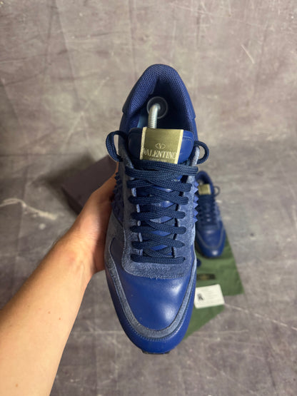 Valentino Garavani Rockrunner Trainers Blue UK 9
