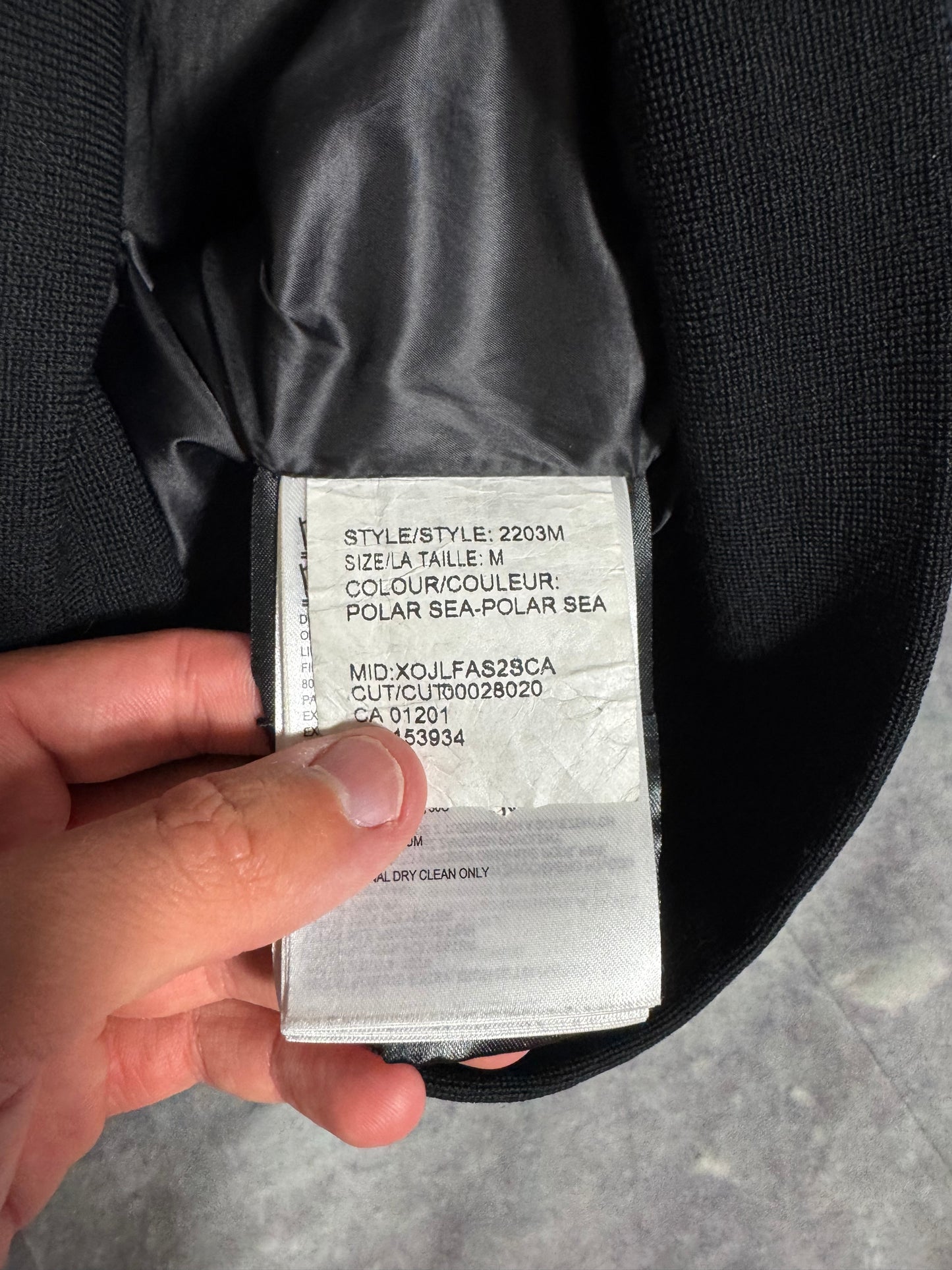 Canada Goose Cabri Hooded Jacket Navy Blue Medium