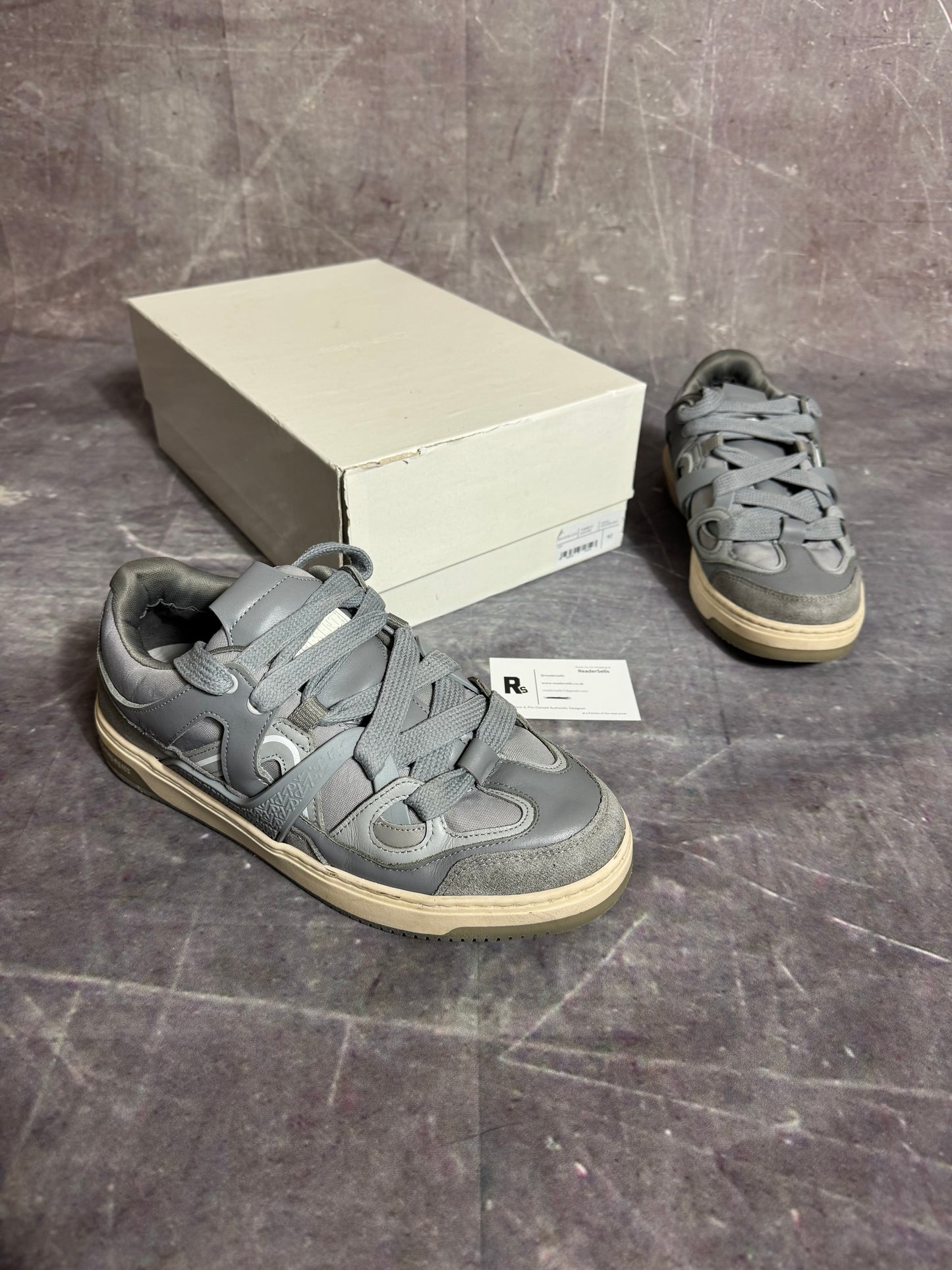 Represent Low Sneakers Grey UK 8