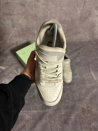 Off White Out of Office Trainers Grey White UK 9