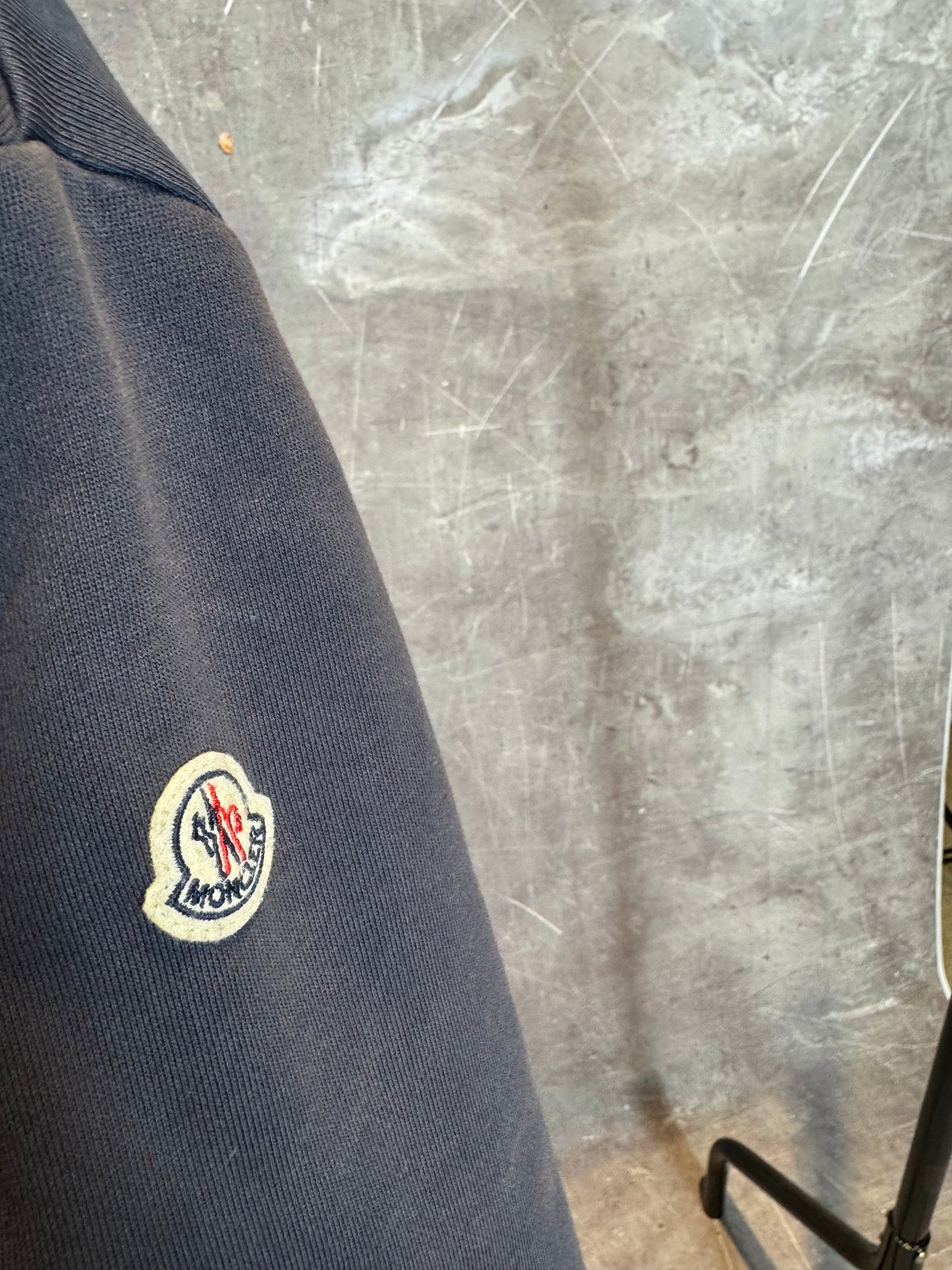 Moncler Maglia Hoodie Navy Small