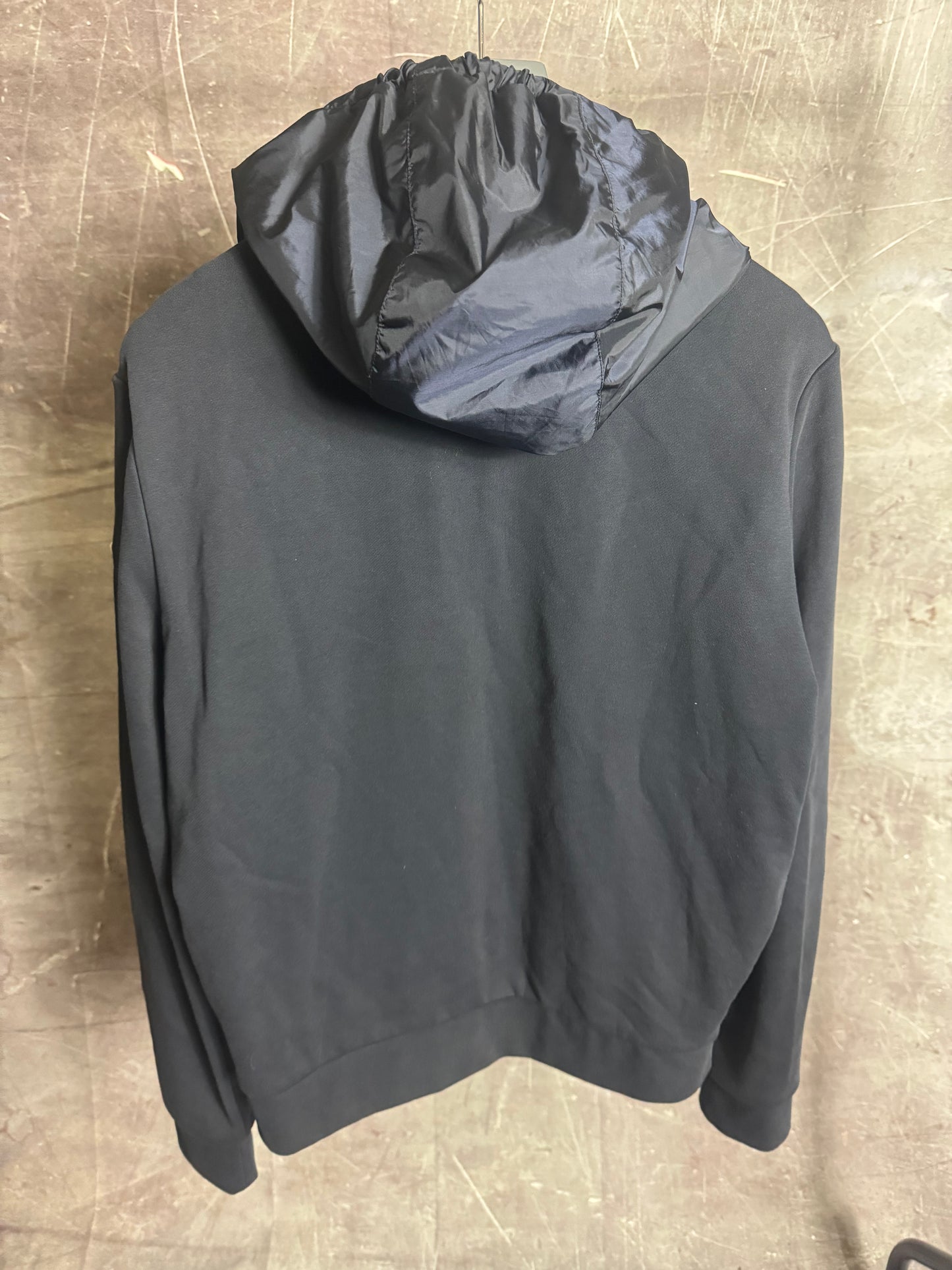 Moncler Maglia Hoodie Navy Blue Large