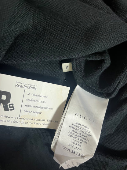 Gucci Shield Polo Shirt Black Small