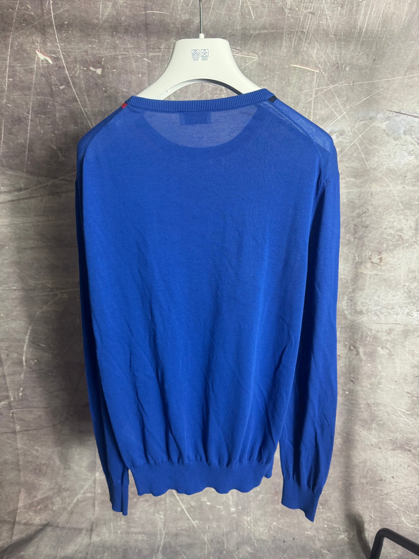 Moncler Knitted Sweater Royal Blue Small