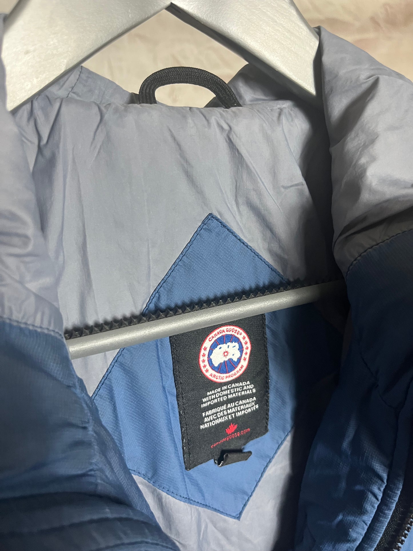 Canada Goose Cabri Hooded Jacket Blue Extra Small