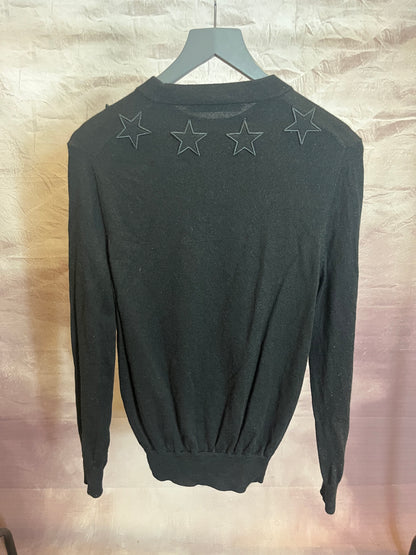 Givenchy Star Wool Crewneck Black Medium