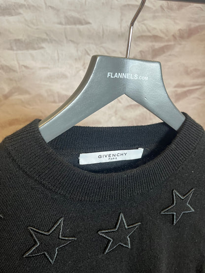 Givenchy Star Wool Crewneck Black Medium