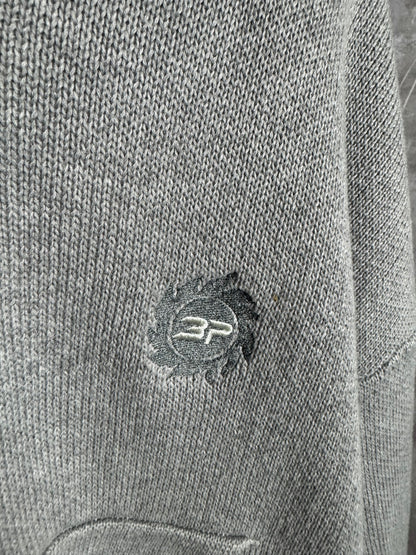 Broken Planet Oversized Cardigan Grey Small