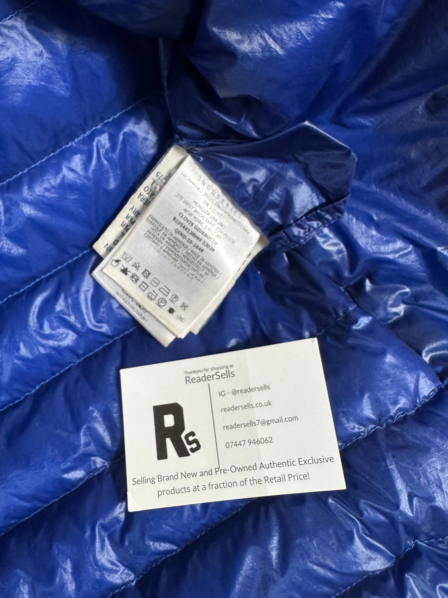 Moncler Clovis Giubotto Jacket Blue XL (Kids)