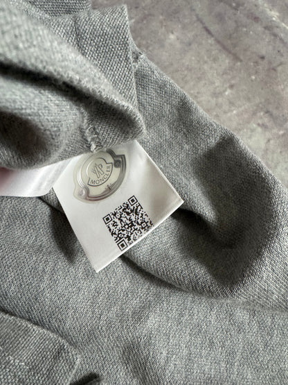 Moncler Polo Shirt Grey Medium