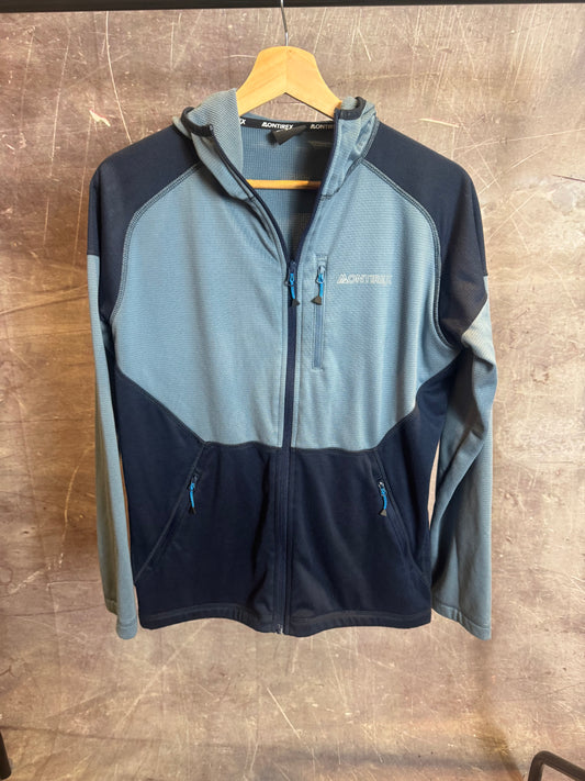 Montirex Zip-up Hoodie Blue Small