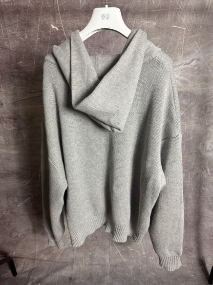 Broken Planet Oversized Cardigan Grey Small