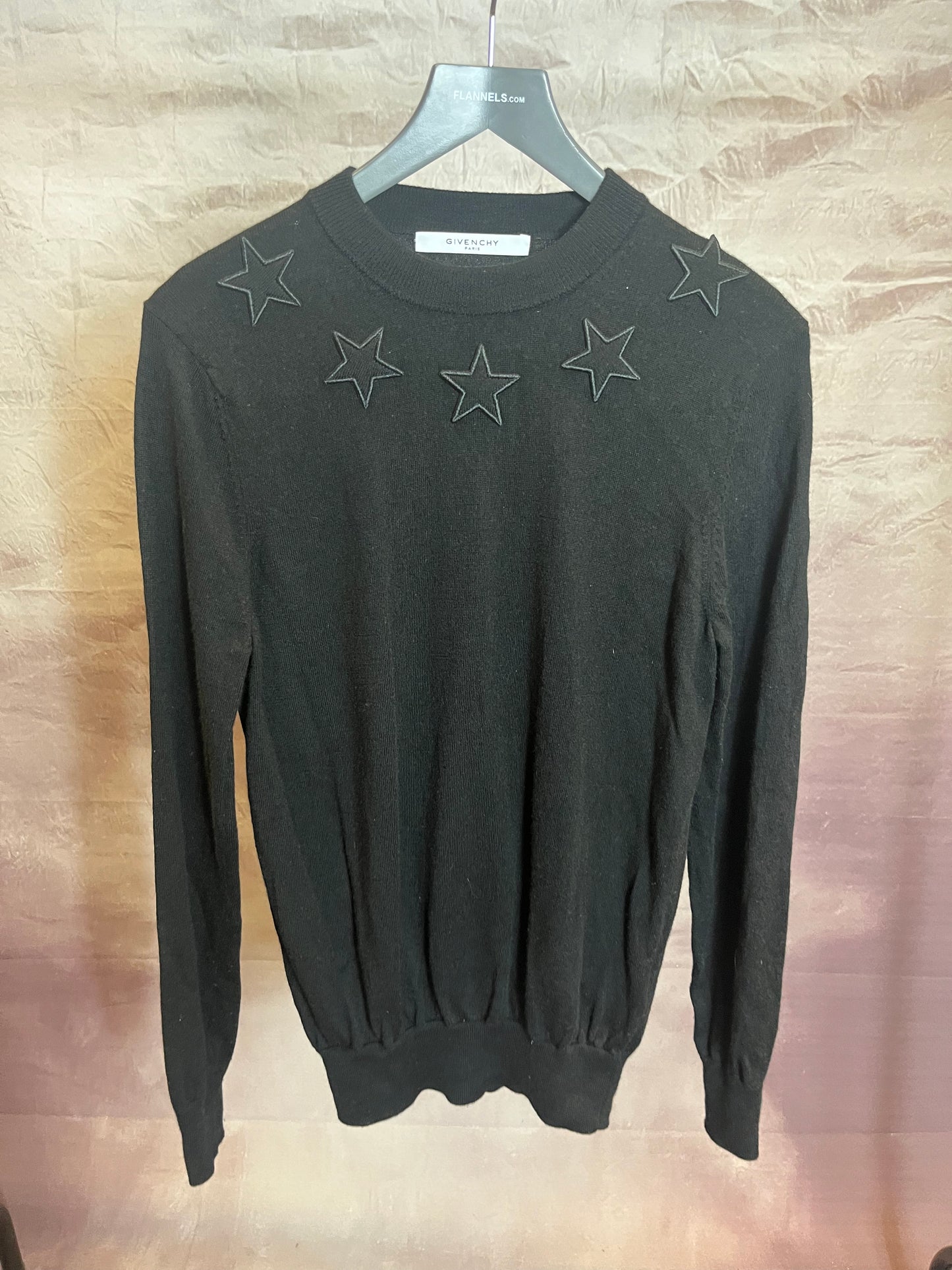 Givenchy Star Wool Crewneck Black Medium