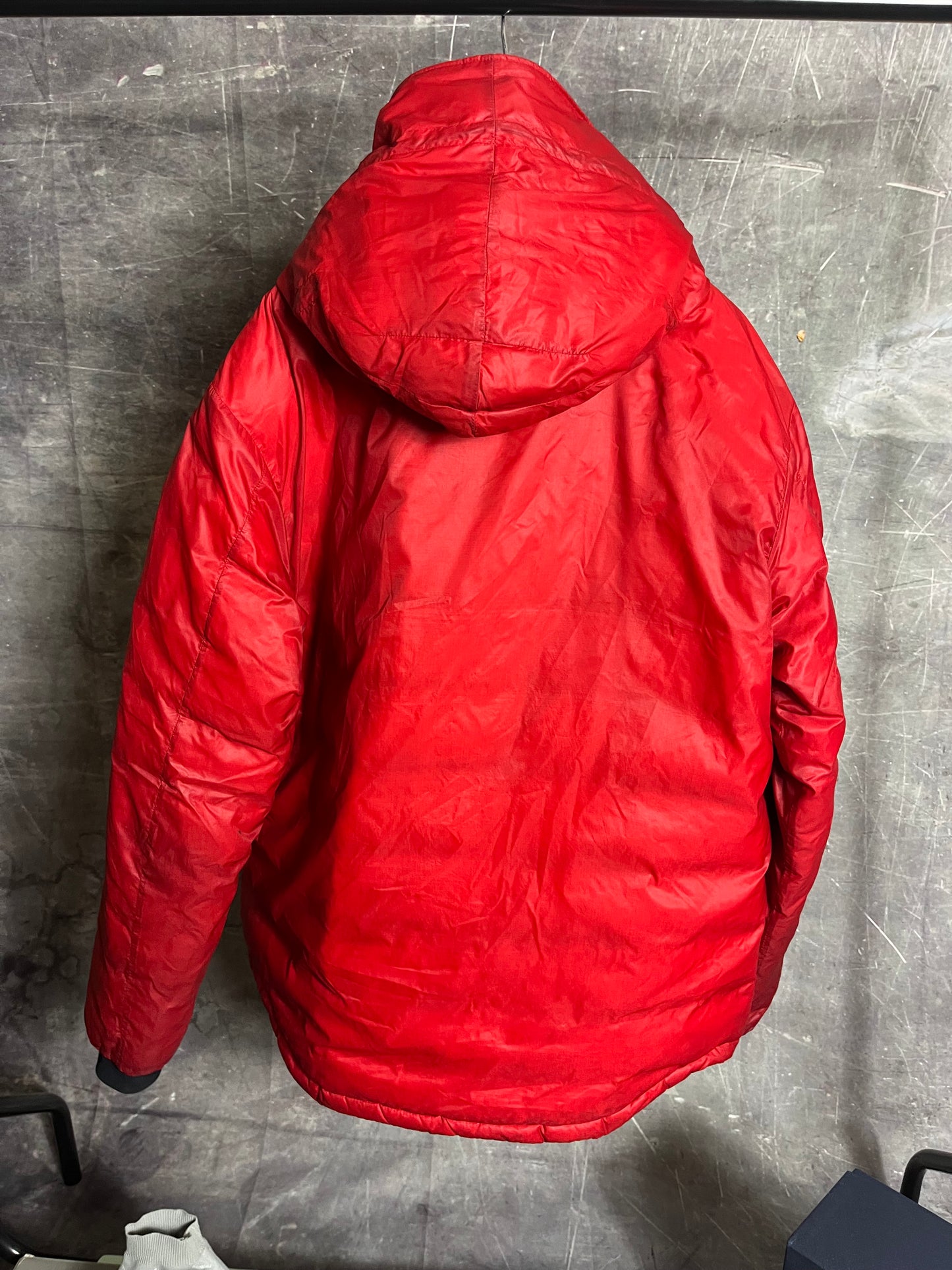 Canada Goose Lodge Hooded Jacket Red XL