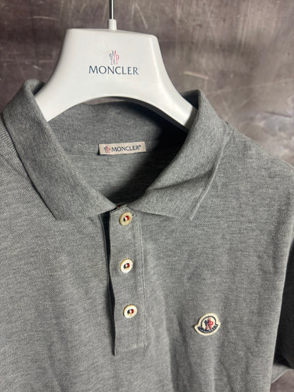 Moncler Polo Shirt Grey Medium