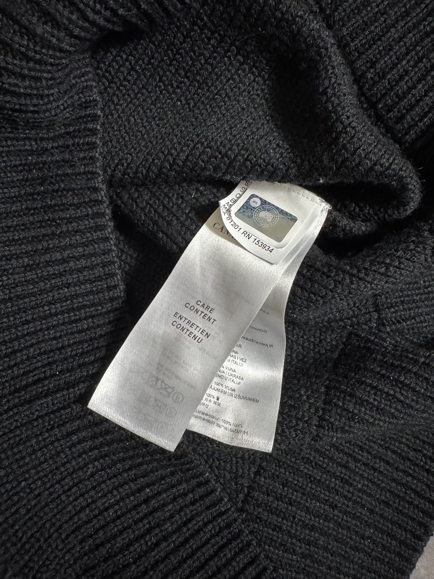 Canada Goose Crewneck Black Medium