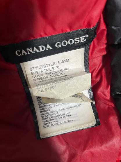 Canada Goose Lodge Hooded Jacket Red XL