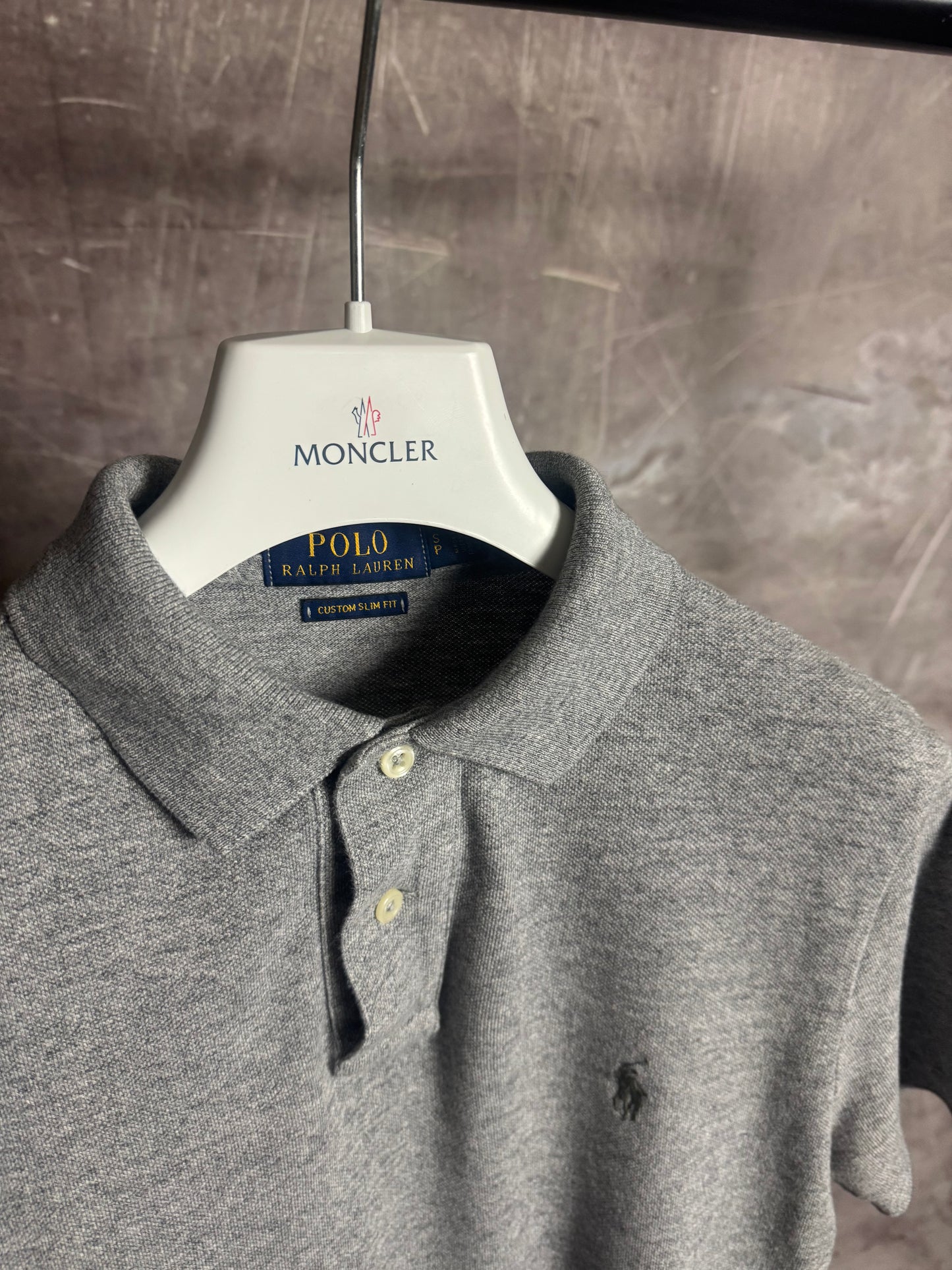 Ralph Lauren Polo Shirt Grey Small