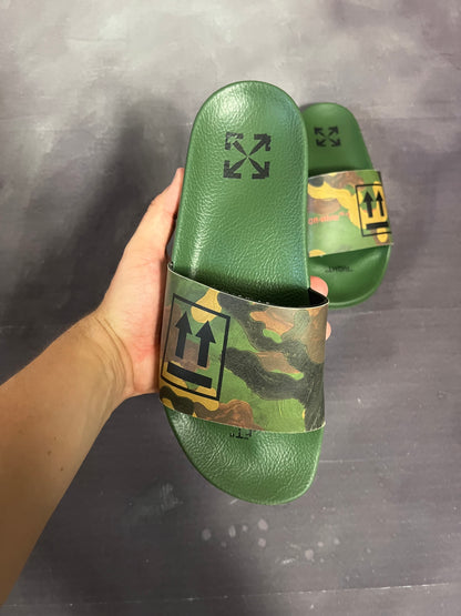 Off-White Sliders Green EU 40