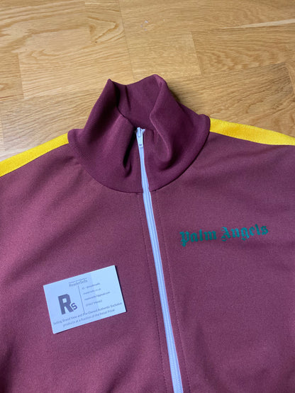 Palm Angels Track Jacket Burgundy/Yellow