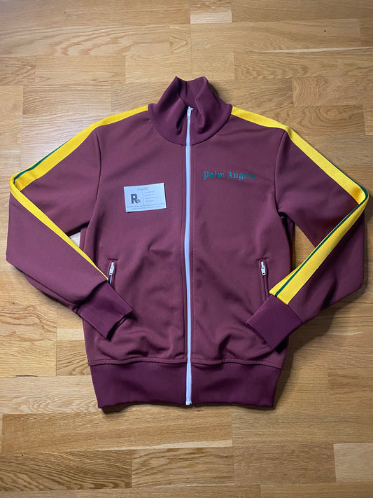 Palm Angels Track Jacket Burgundy/Yellow